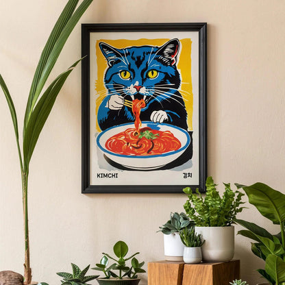 Kimchi Cat Pop Art Print
