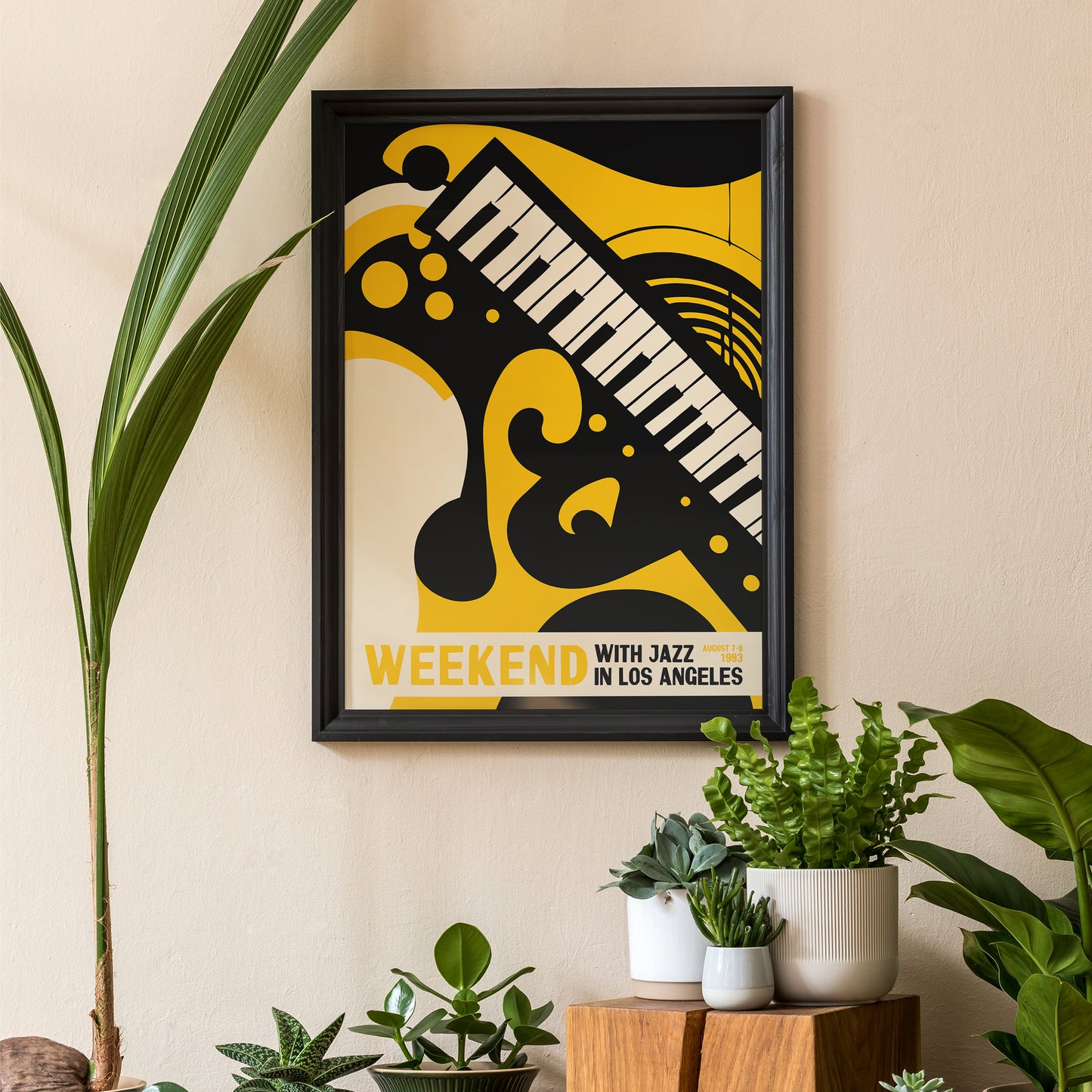 1993 Weekend With Jazz Vintage Poster