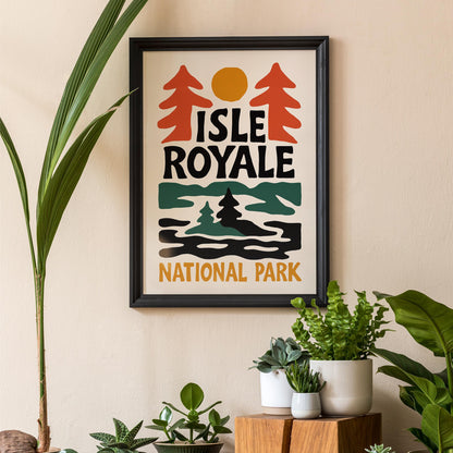 Isle Royale Park Poster