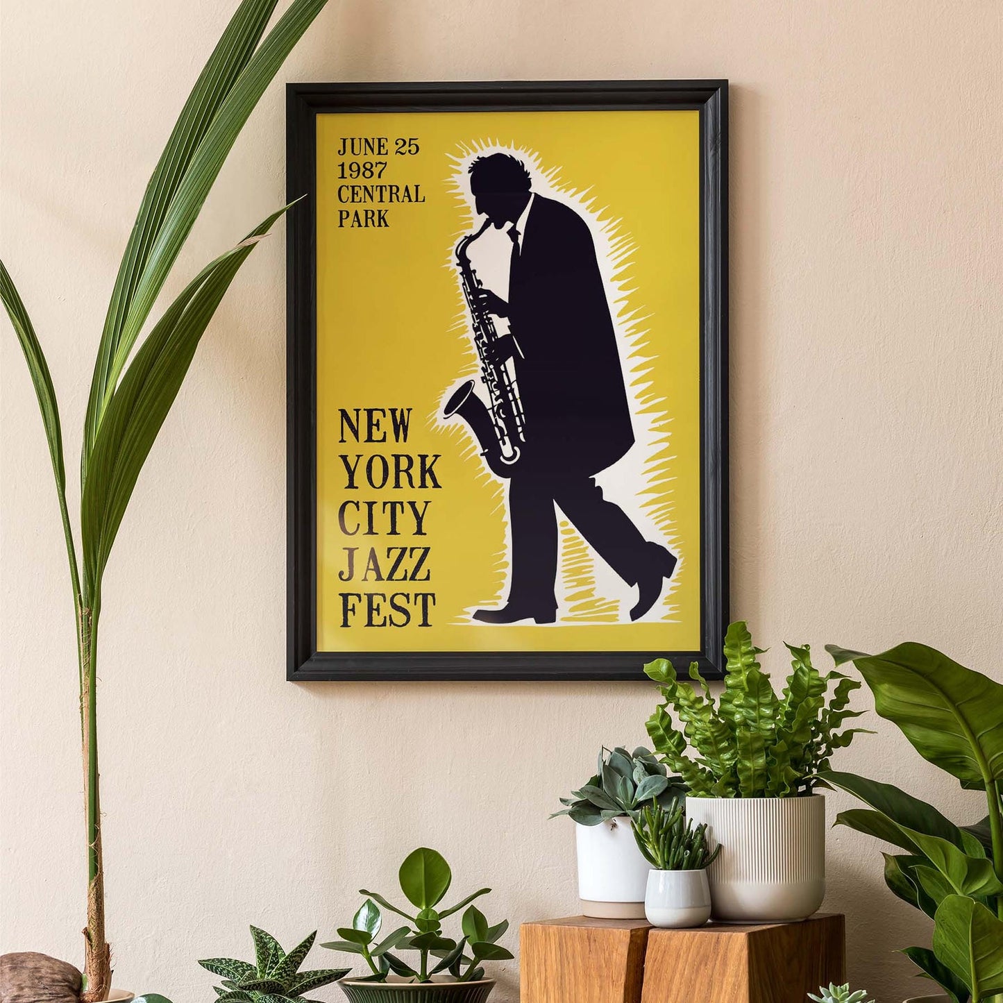 NYC Jazz Fest 1987 Sax Poster