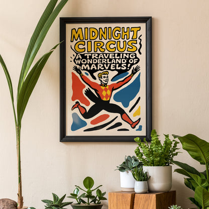 Midnight Circus Traveling Wonderland Poster