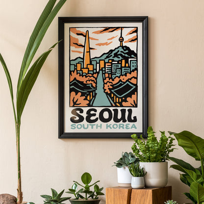 Seoul South Korea Poster