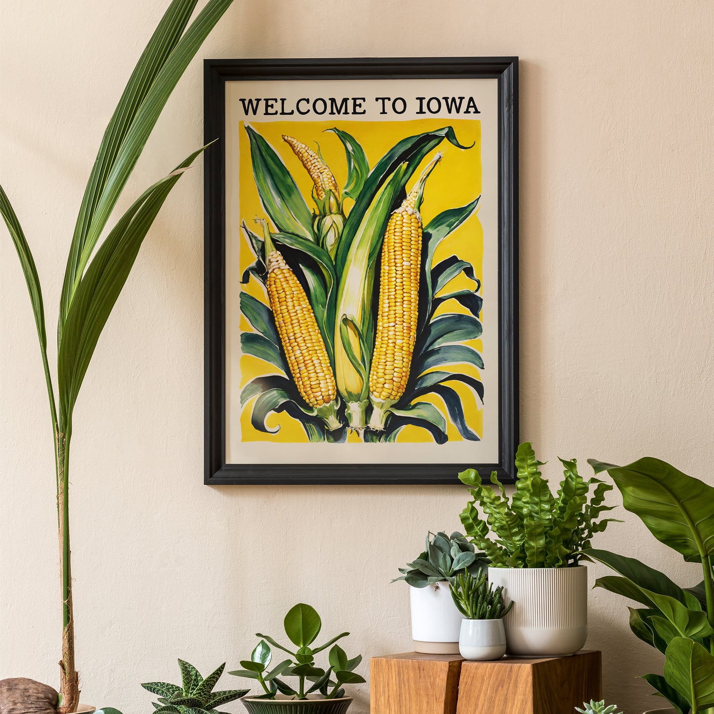 Welcome To Iowa Corn Poster