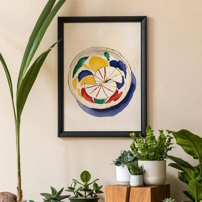 Vibrant Dumplings Art Print