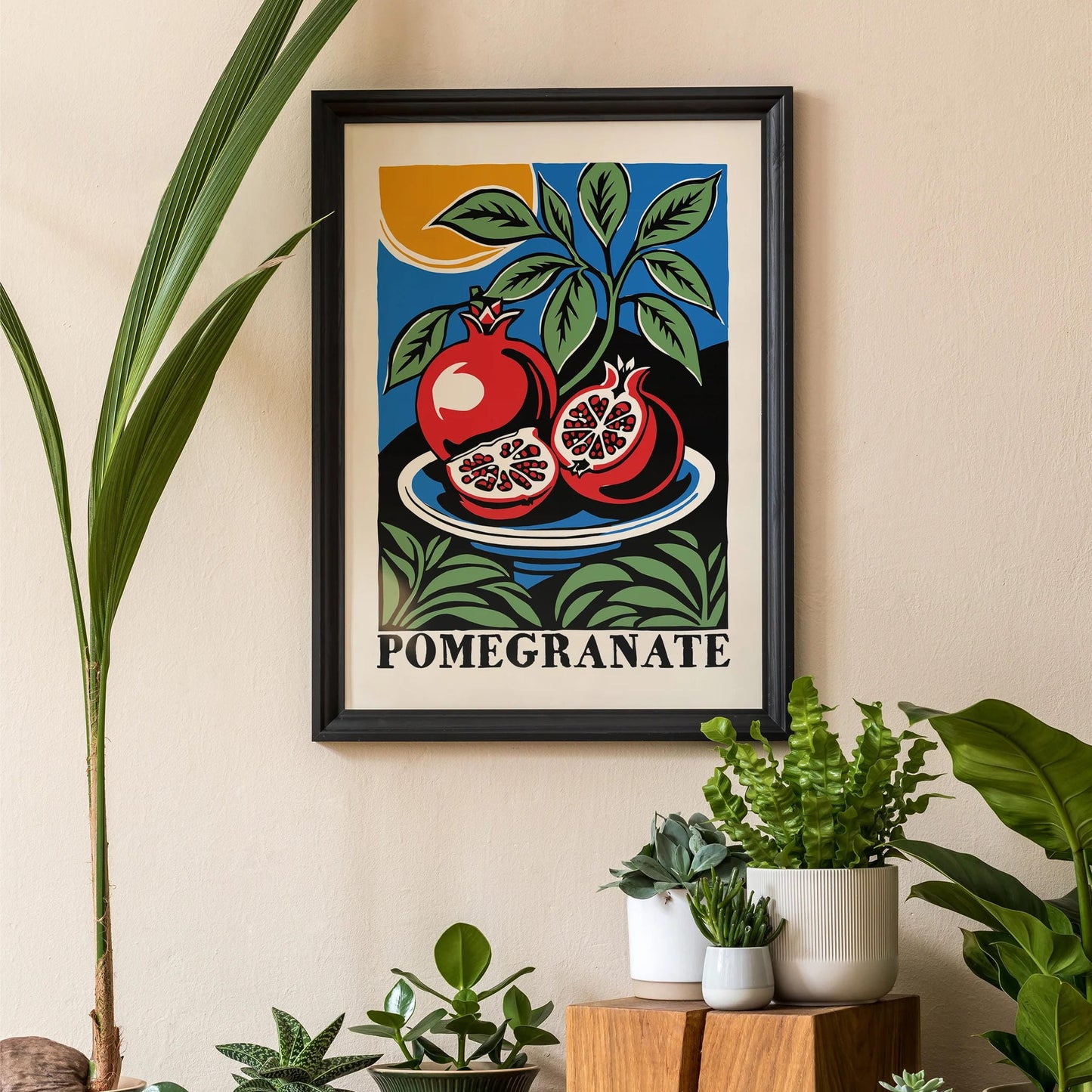 Pomegranate Fruit Still Life Poster