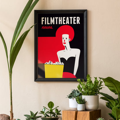 Filmtheater Neues Vintage Cinema Poster