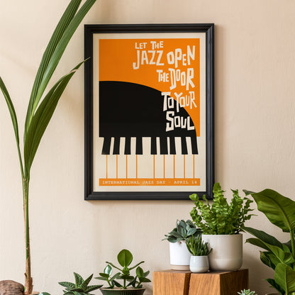 Jazz Quote Piano Poster