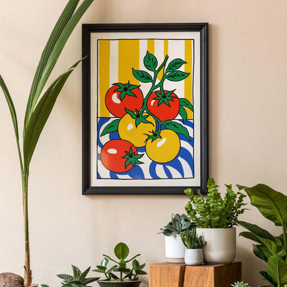 Pop Art Tomato Garden Print