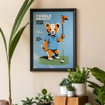 Pebble Beach Golf Club Poster