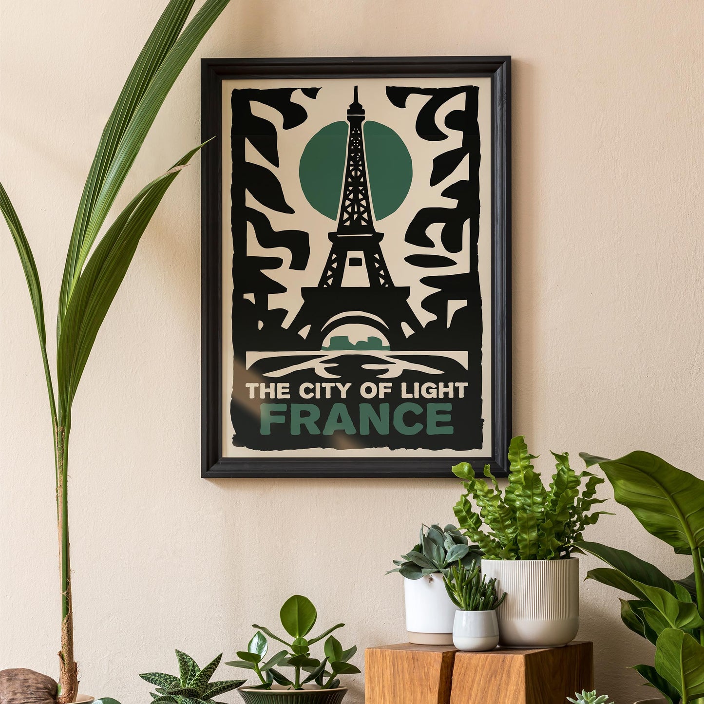 France Eiffel Tower Poster Print