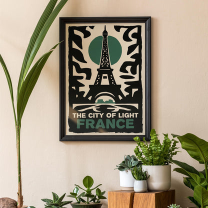 France Eiffel Tower Poster Print