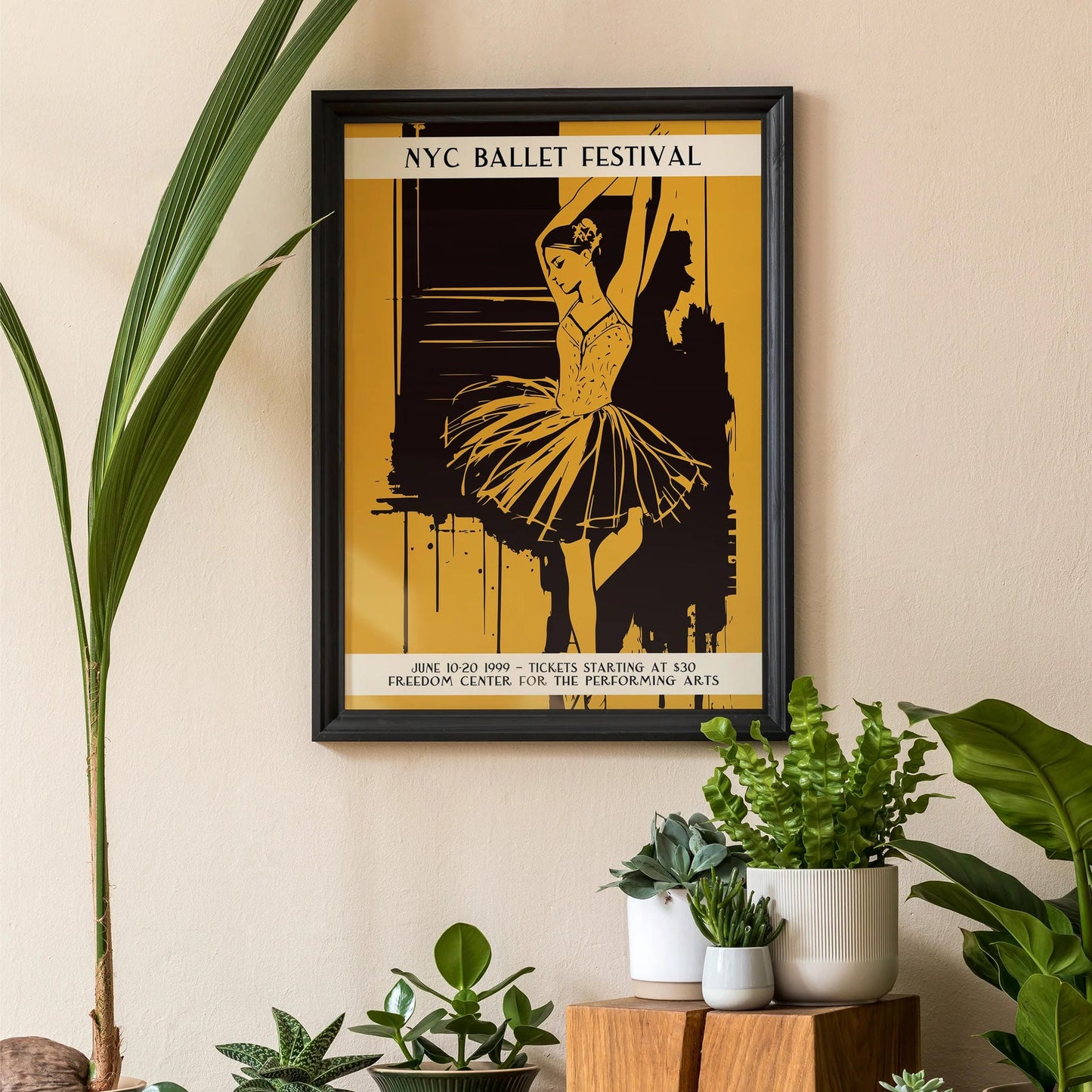 NYC Ballet Festival Vintage Poster