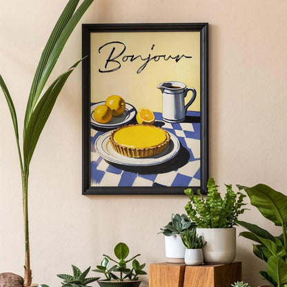 Bonjour Breakfast – Lemon Tart Print