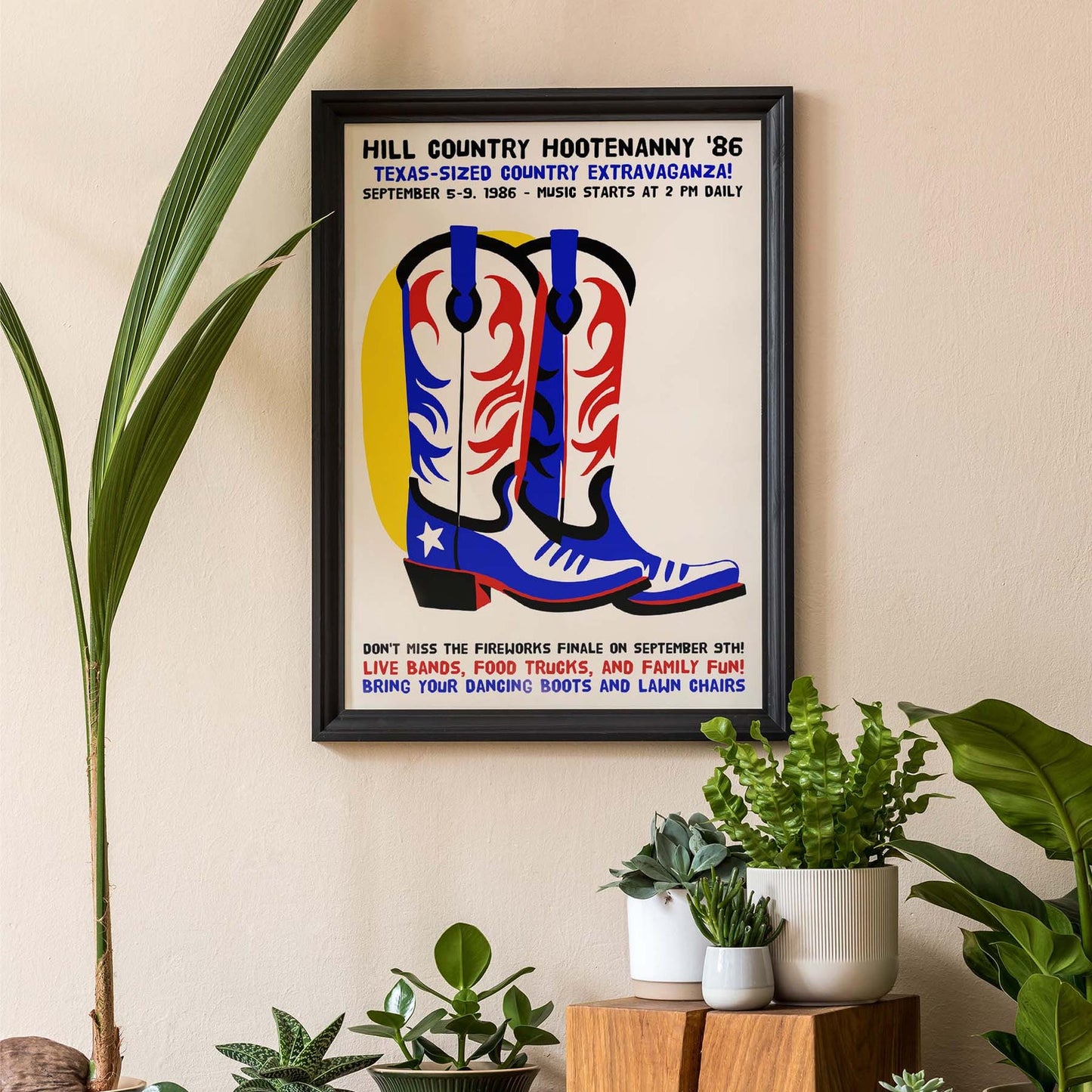 Hill Country Hootenanny Poster Print