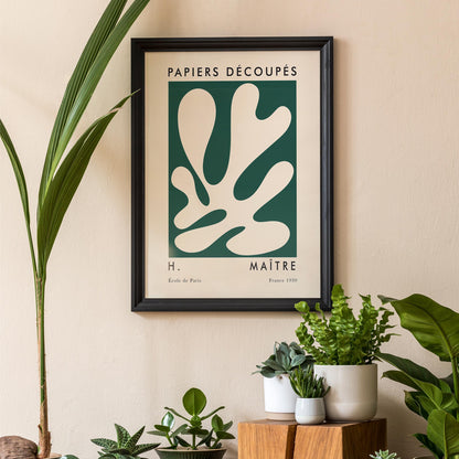 Master of Cut Outs Green Leaf Poster