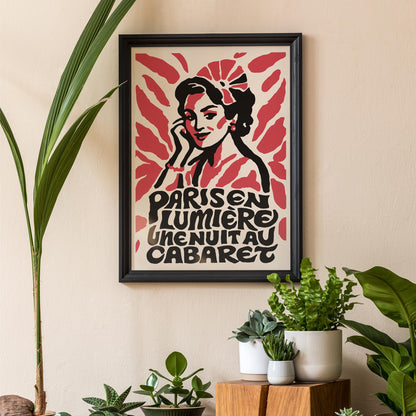 Paris Lumiere Cabaret Poster