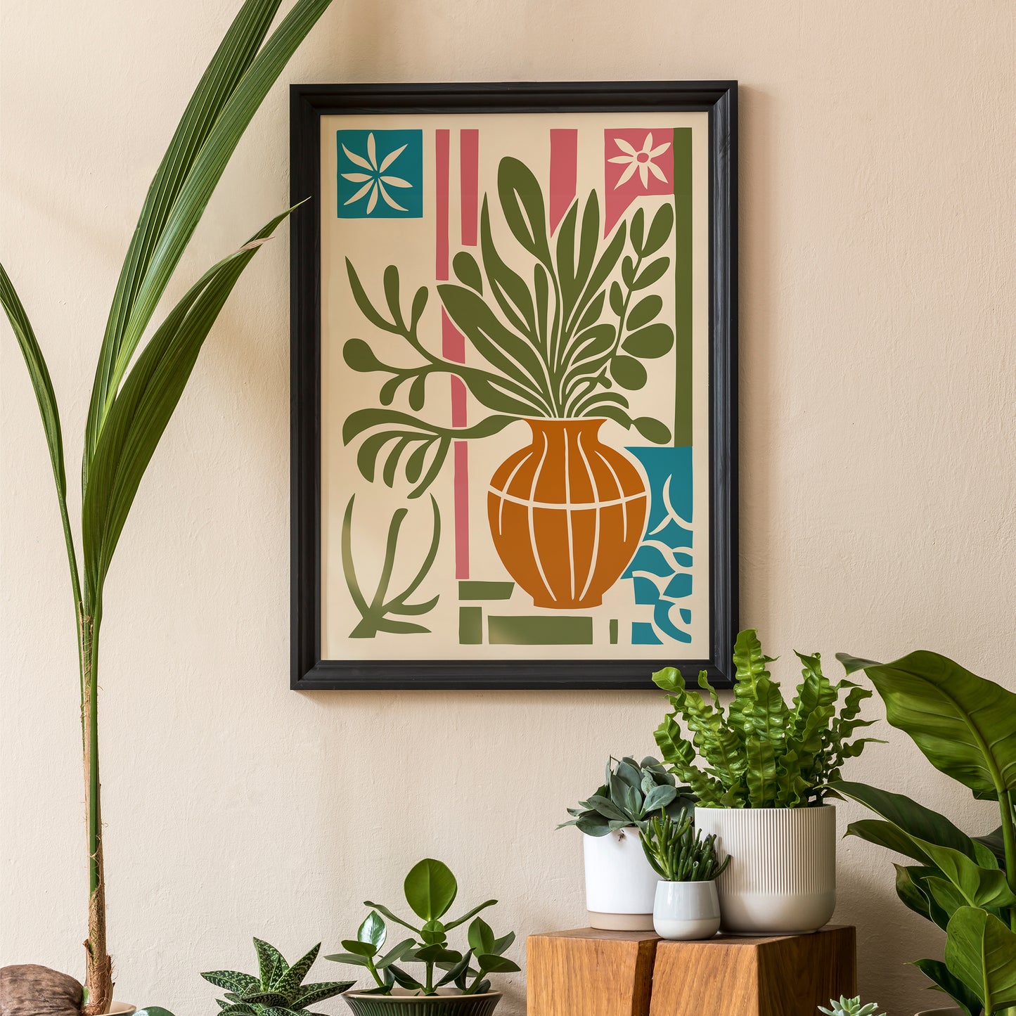 Retro Still Life Botanical Poster