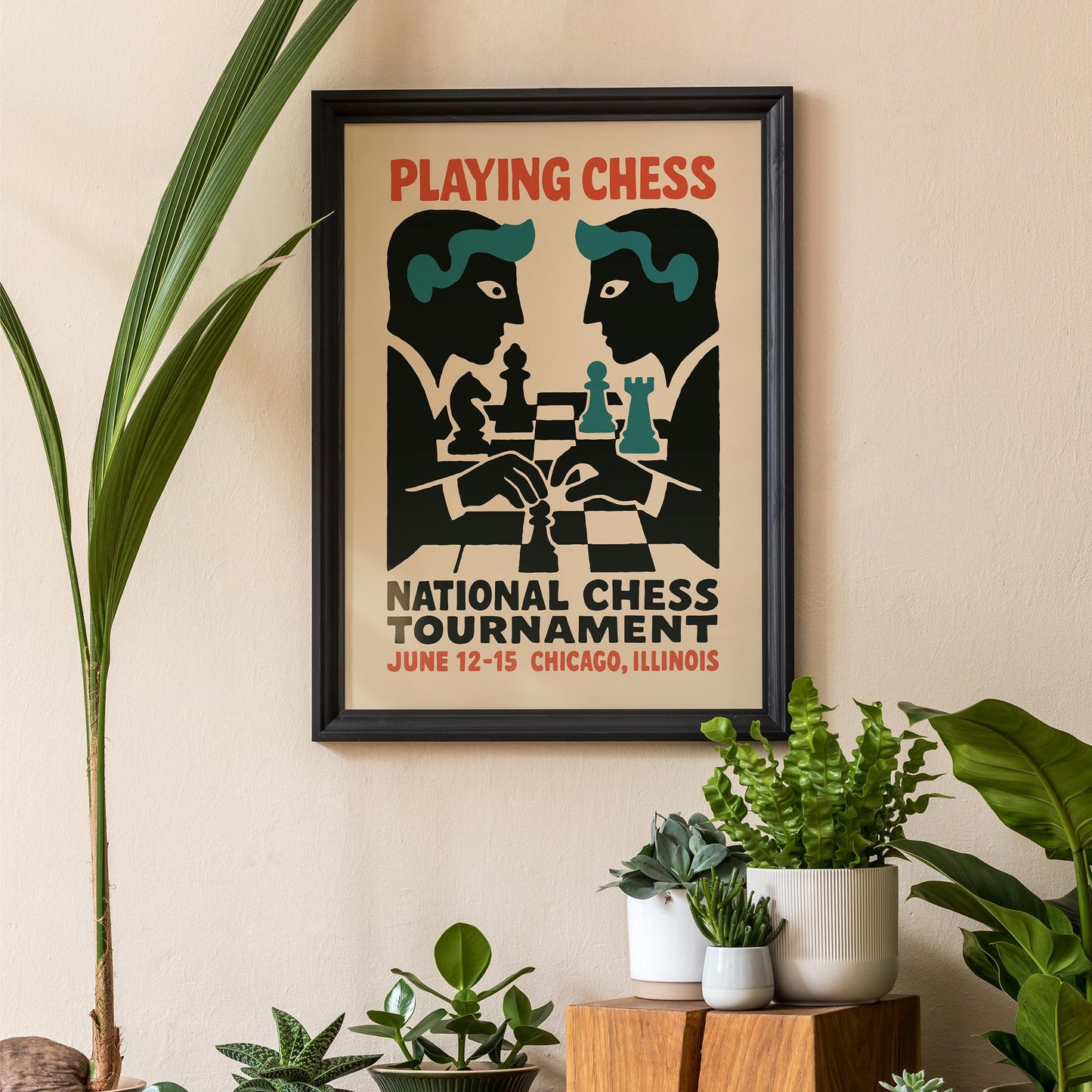 Chess Tournament Wall Art