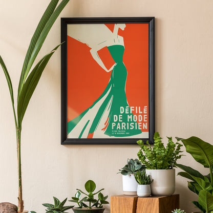 1982 Vintage Fashion French Poster