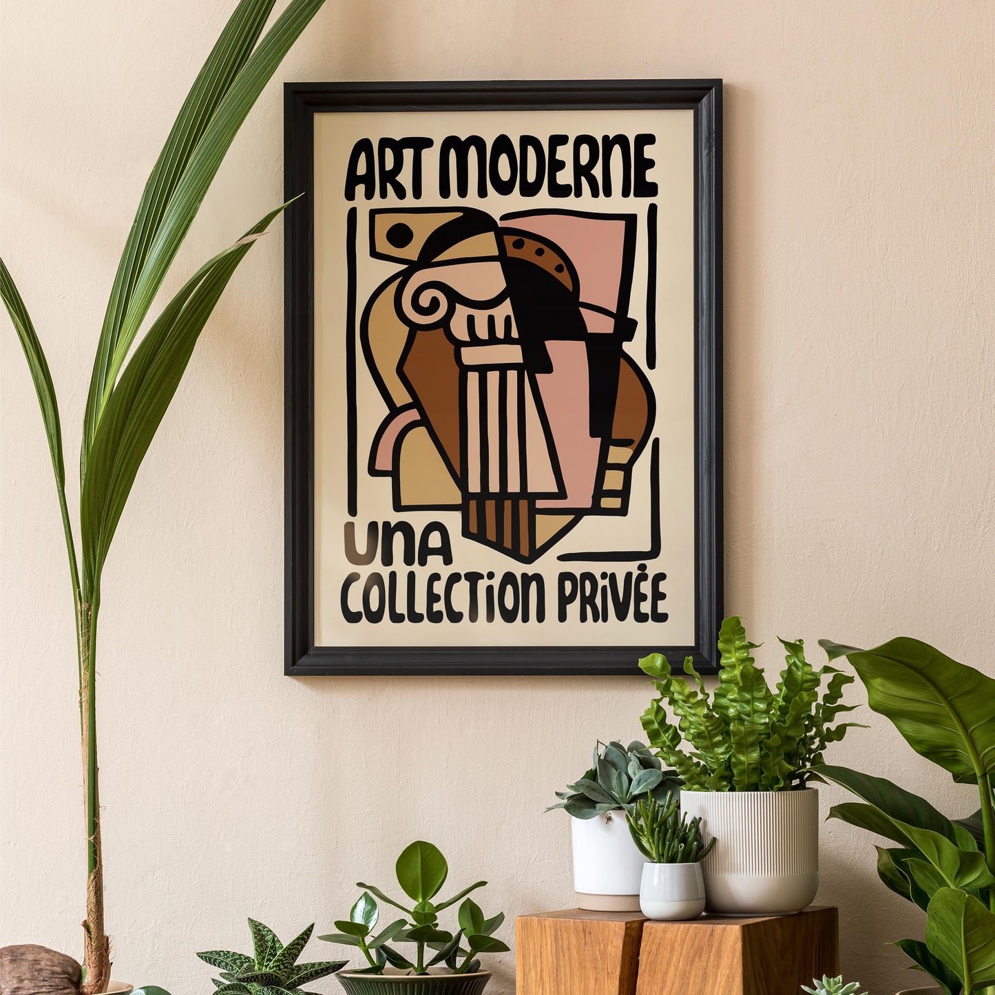 Art Moderne Abstract Exhibition Print