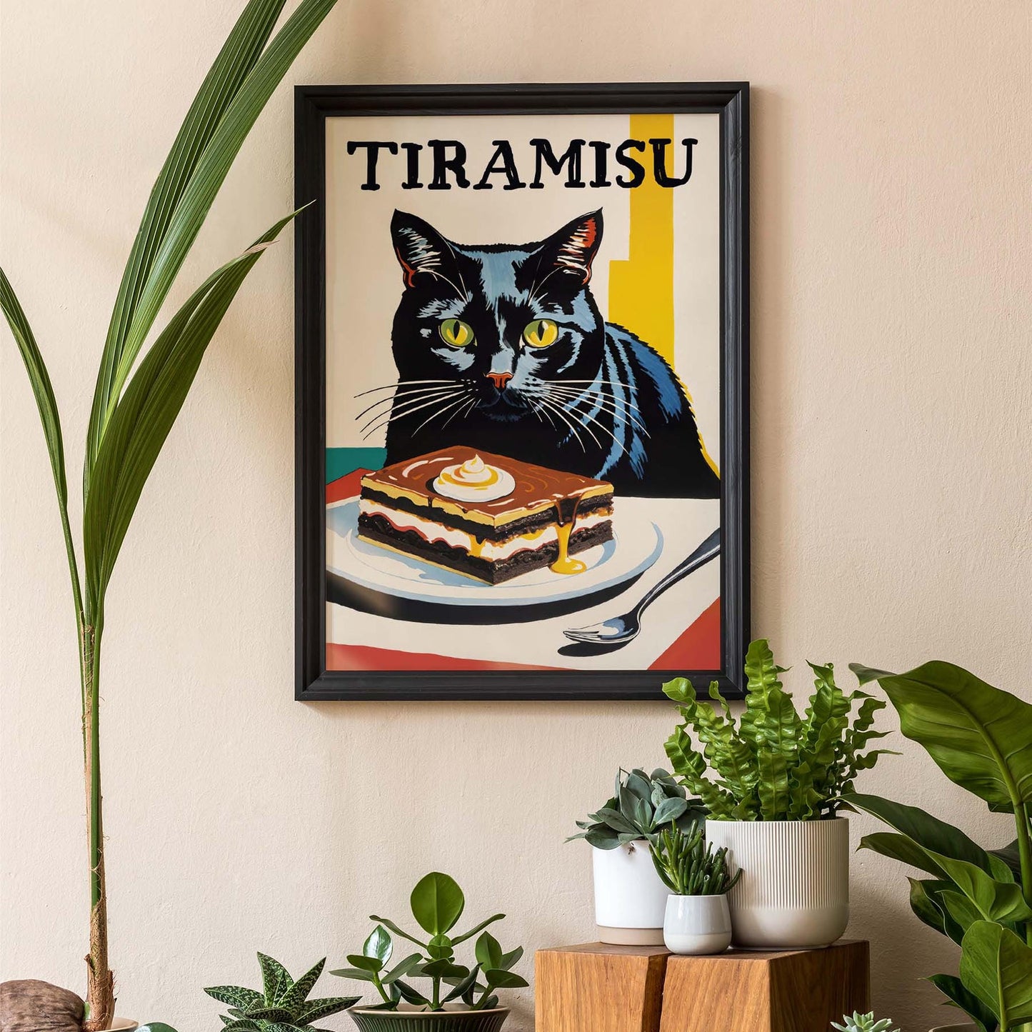 Tiramisu Cat Poster