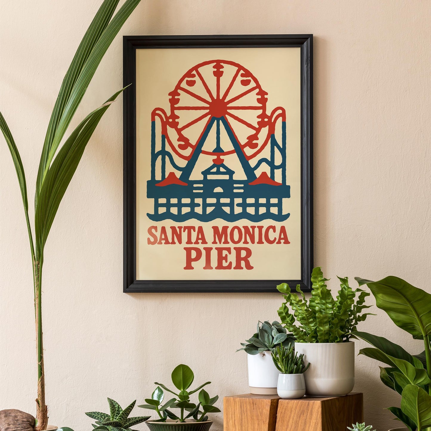 Santa Monica Pier Wall Art