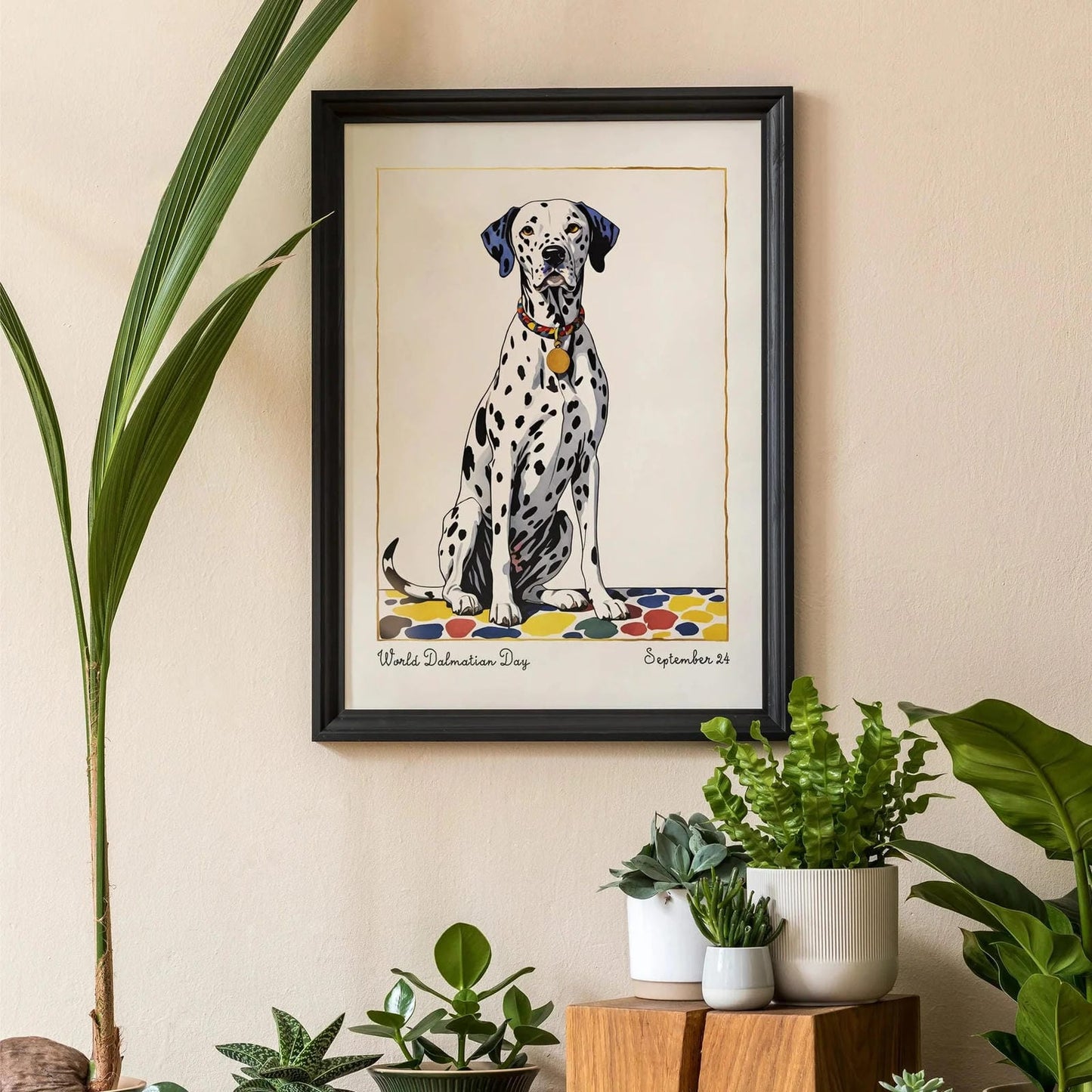 World Dalmatian Day Dog Art Print