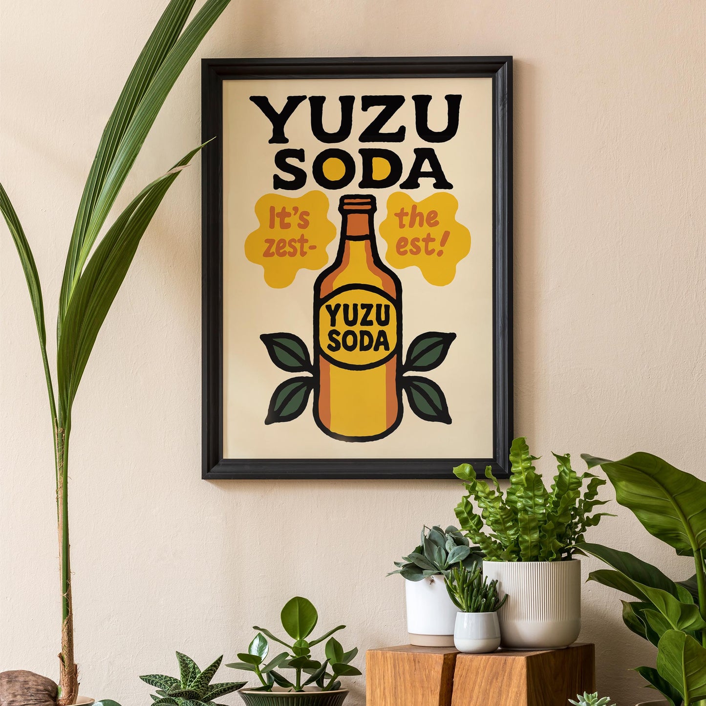 Yuzu Soda Burst Poster