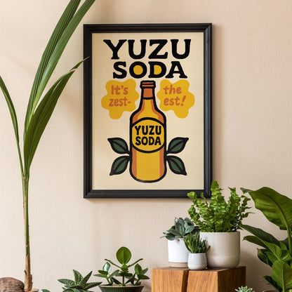 Yuzu Soda Burst Poster