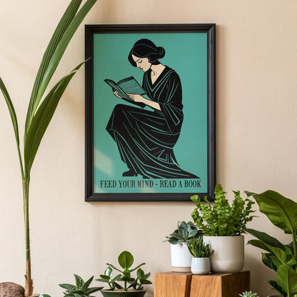 Feed Your Mind – Literary Art Print
