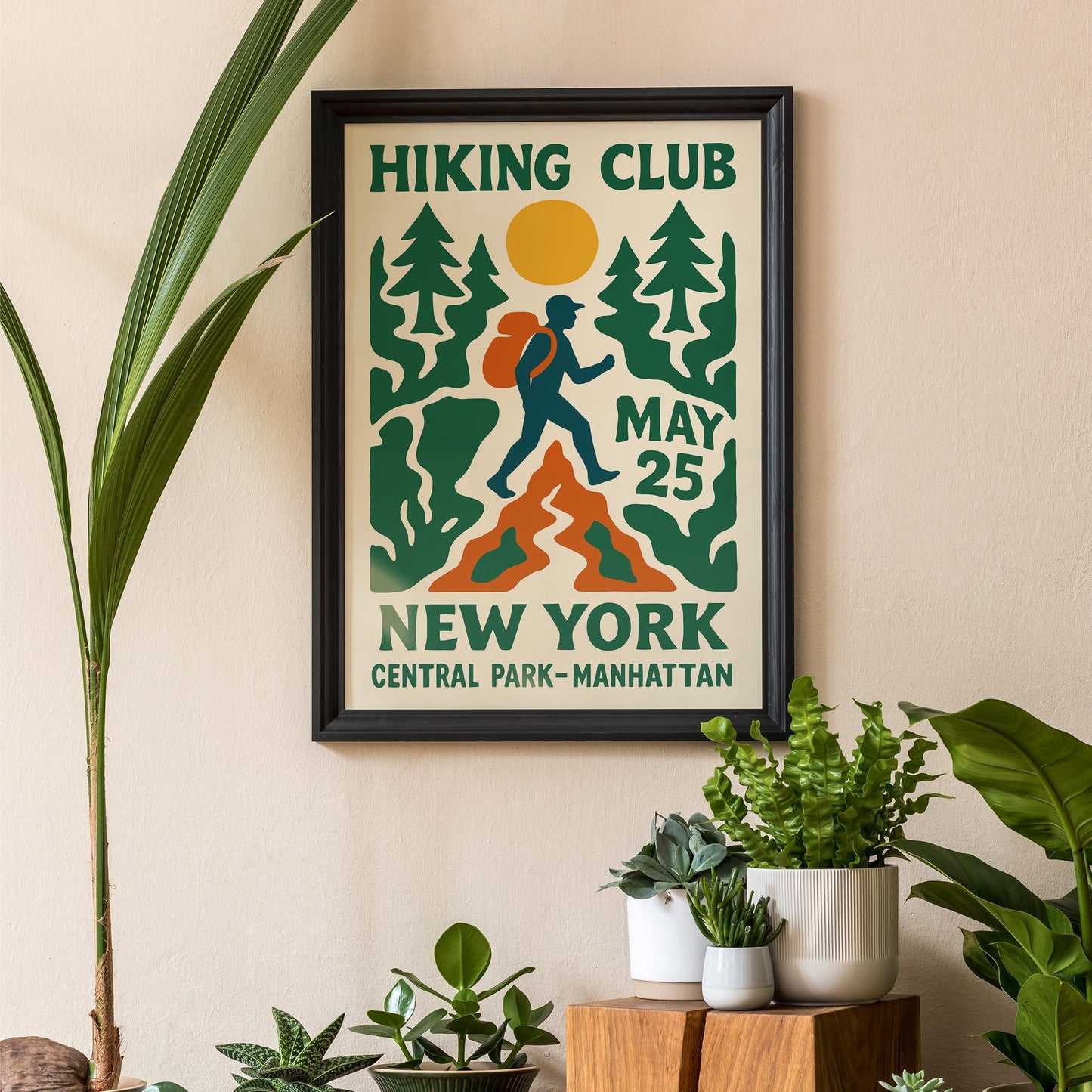 Hiking Club NY Poster