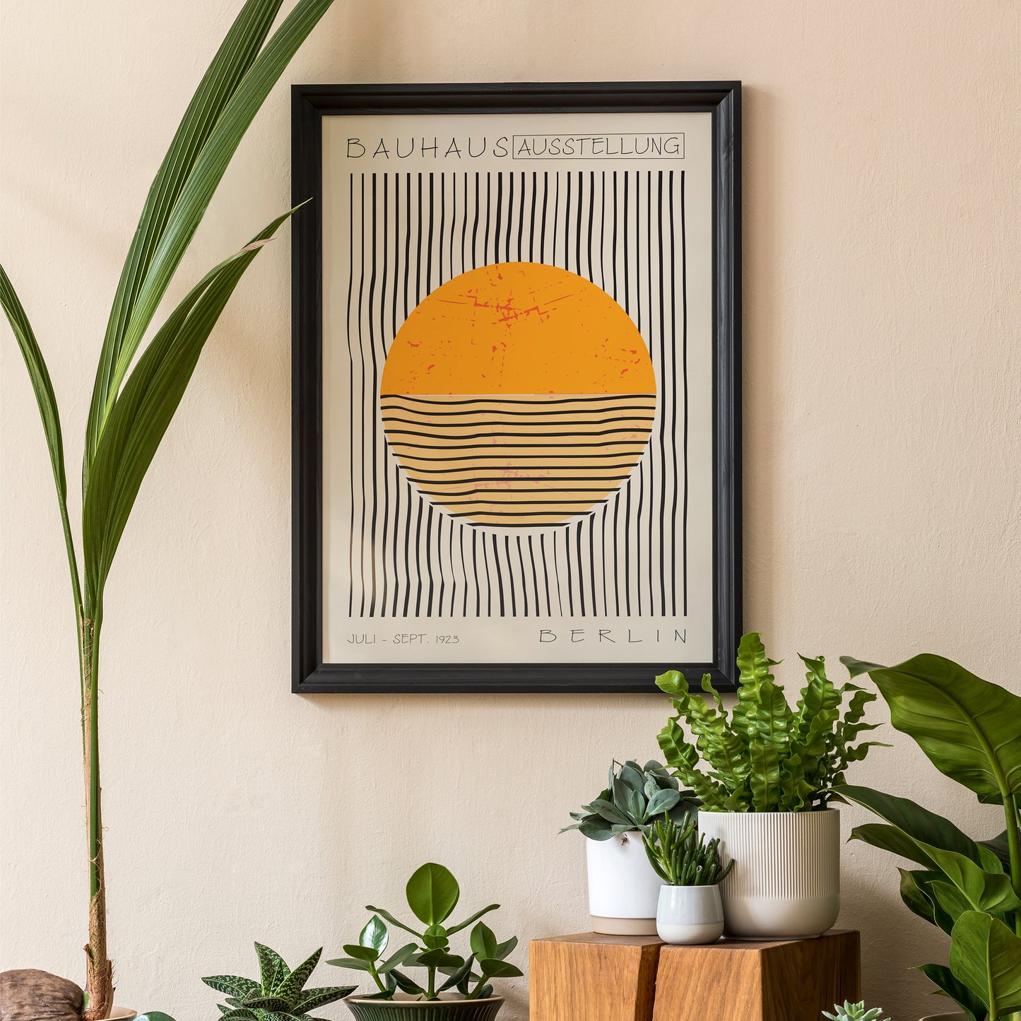 Bauhaus Sunset Berlin Poster