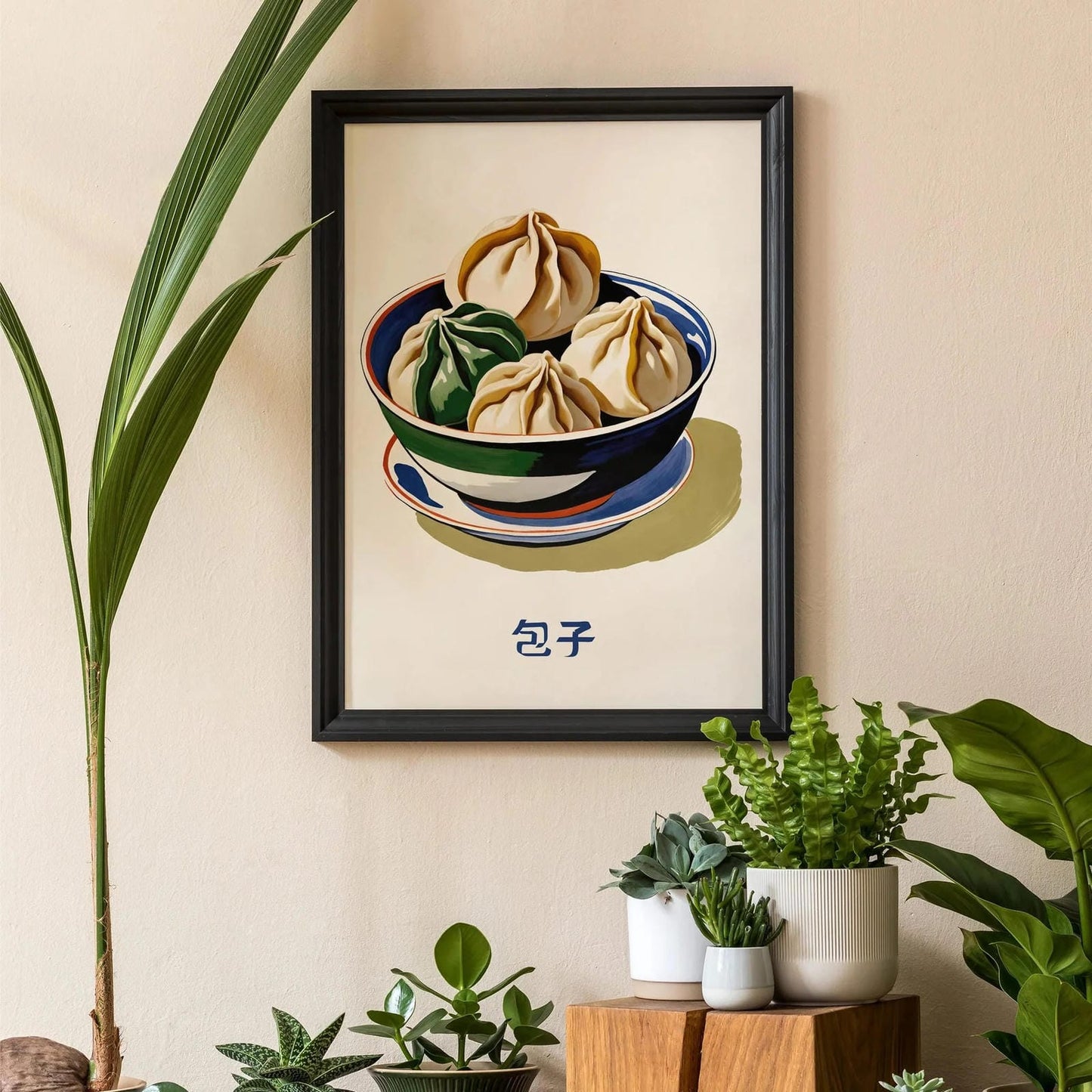 Steamed Bao Buns Food Art Print