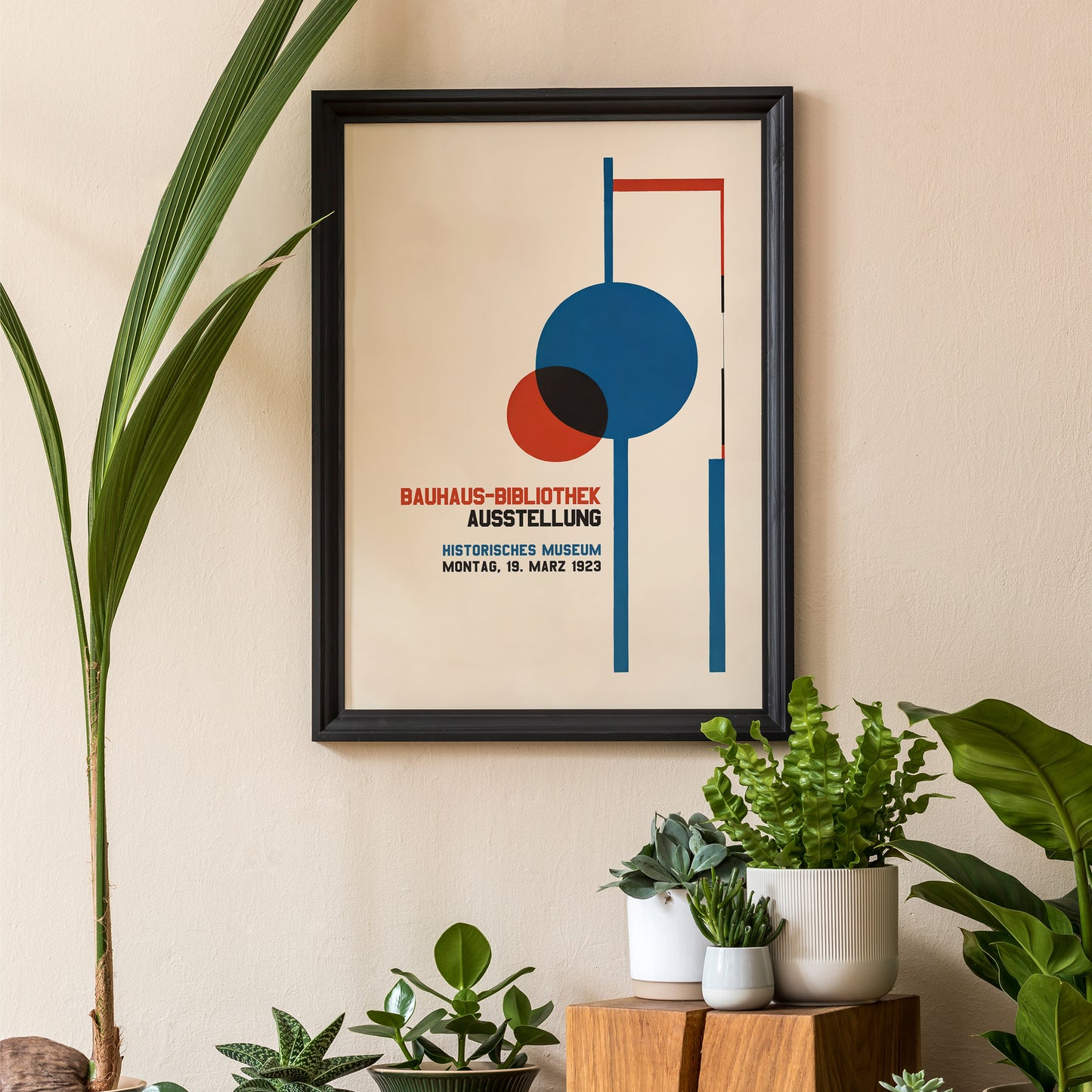 Bauhaus Library Wall Art Print