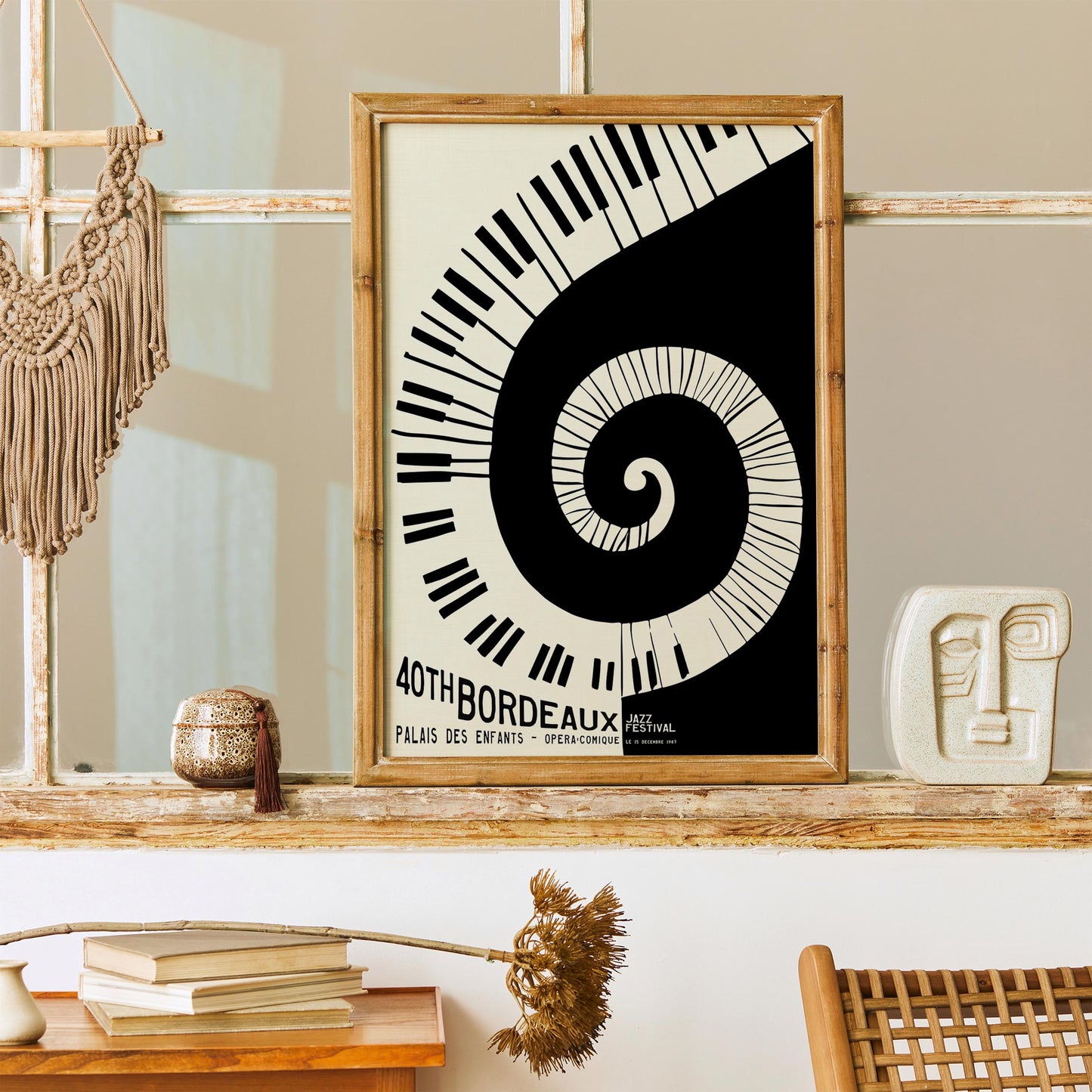Bordeaux Jazz Poster Print
