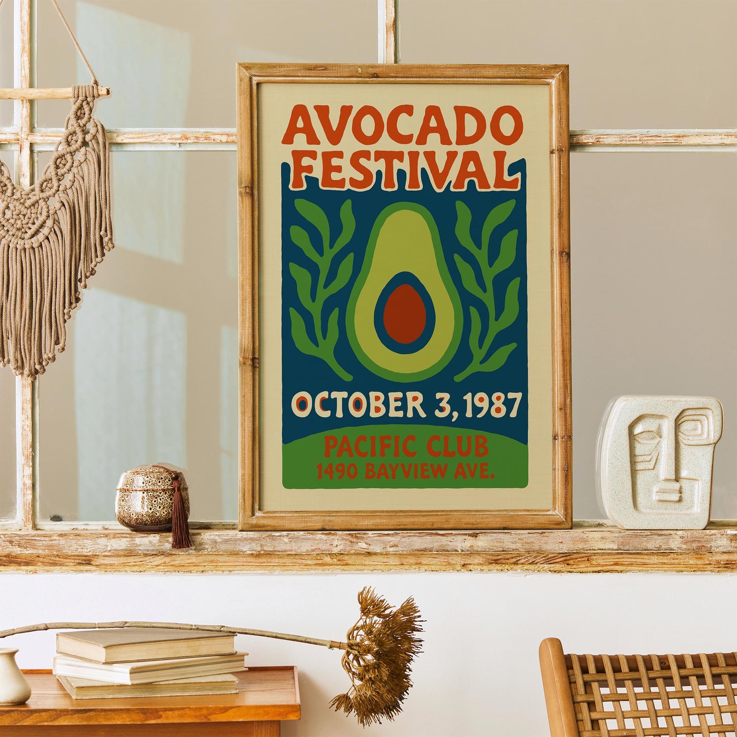 1987 Avocado Festival Poster Print