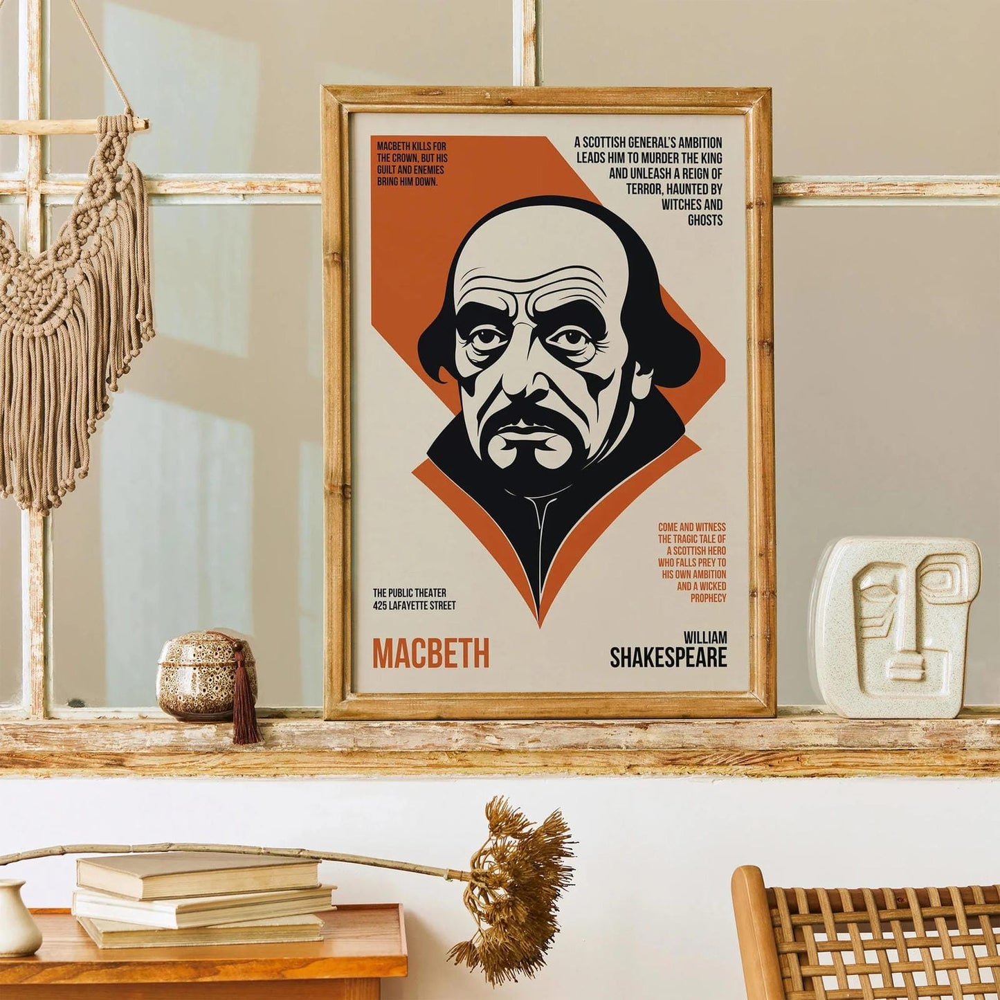 Macbeth Shakespeare Theater Poster