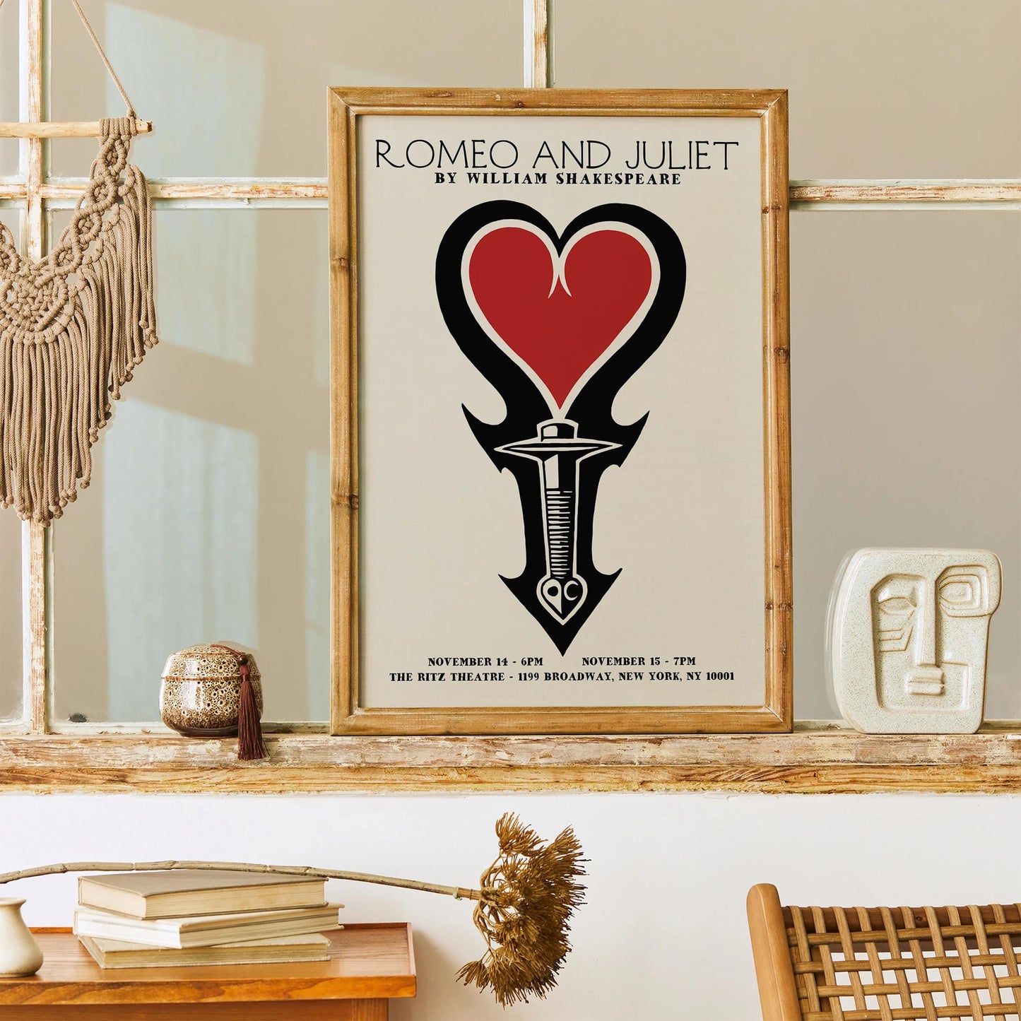 Romeo and Juliet Art Poster