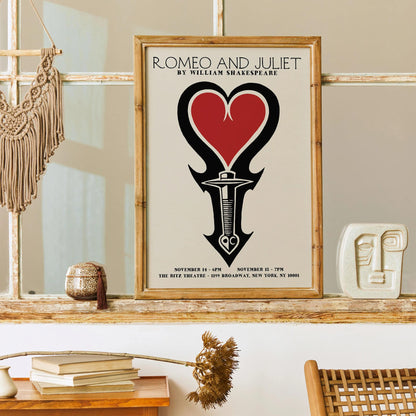 Romeo and Juliet Art Poster
