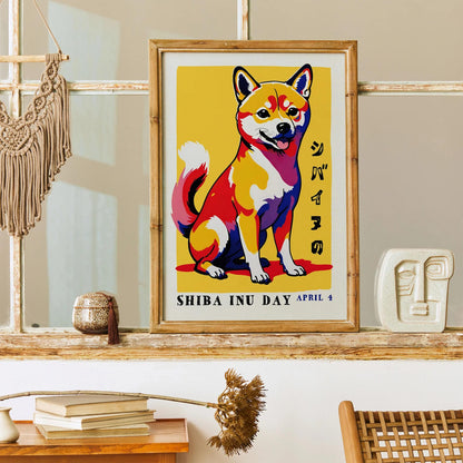 Shiba Inu Day Cute Poster