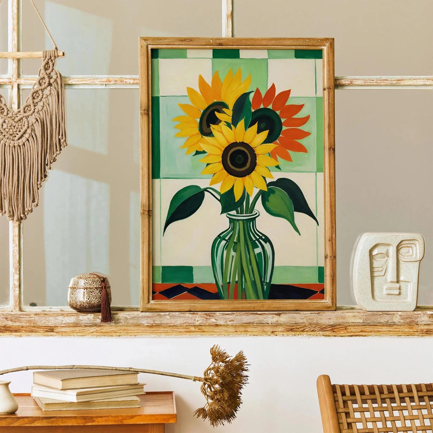 Sunflower Still Life Art Print