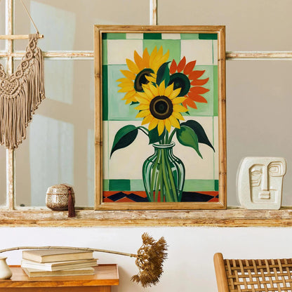 Sunflower Still Life Art Print