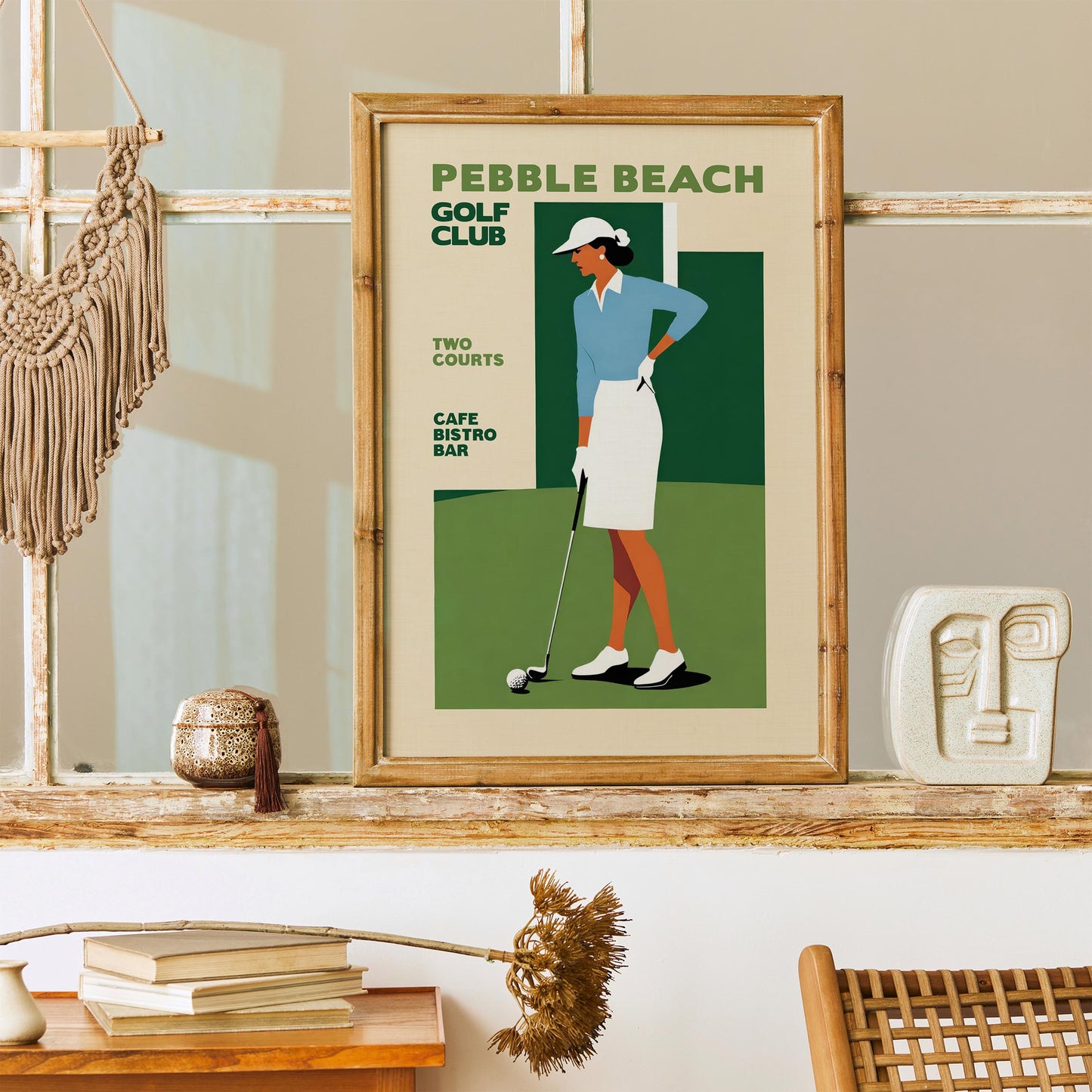 Pebble Beach Golf Poster