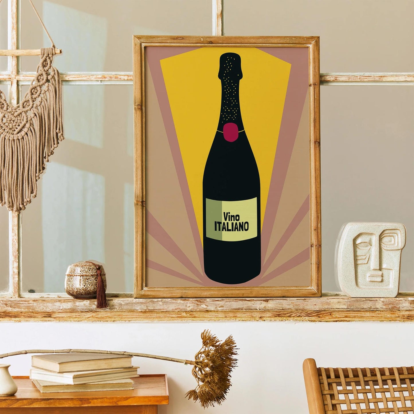 Vino Italiano - Vintage Italian Wine Poster