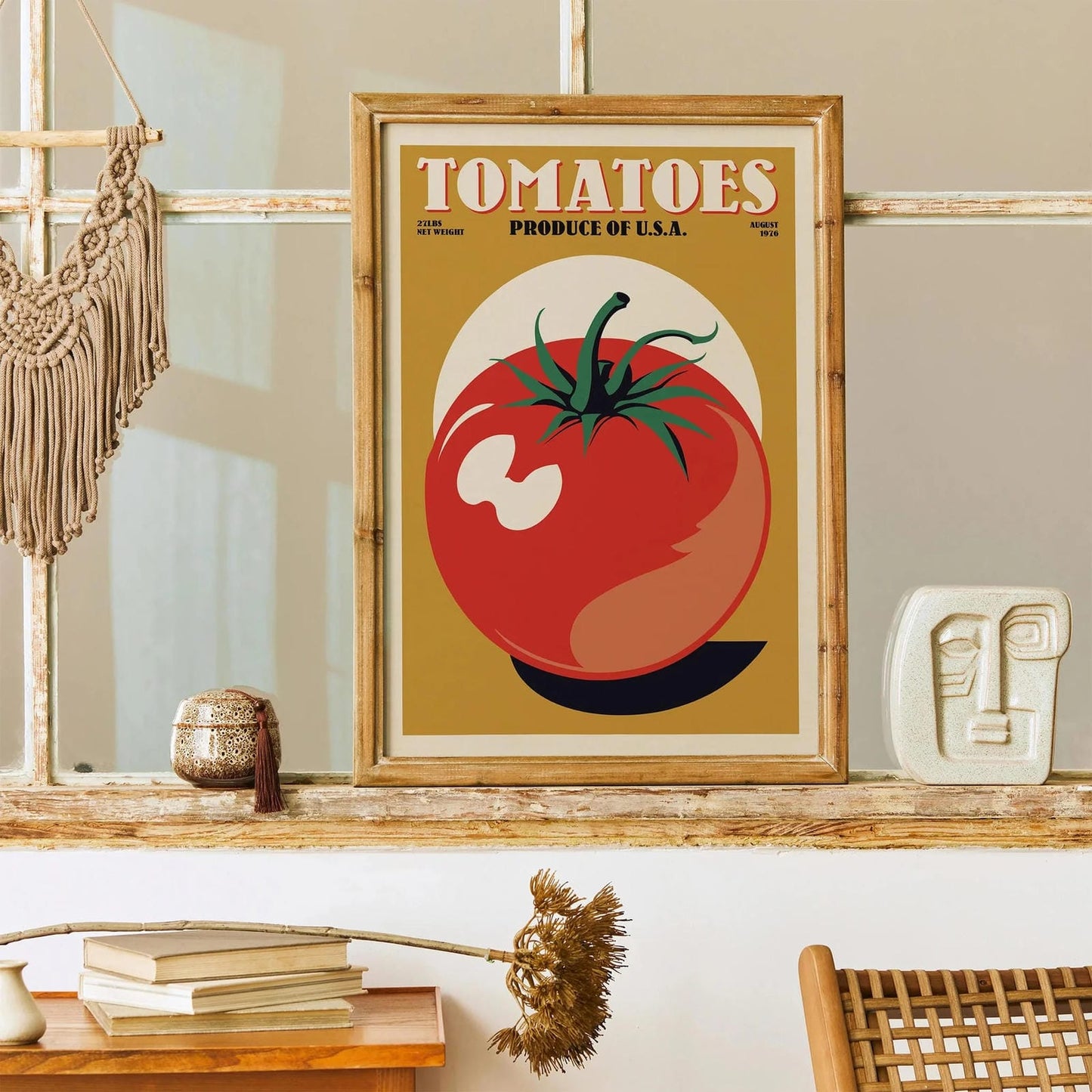 Vintage Tomatoes Produce Poster