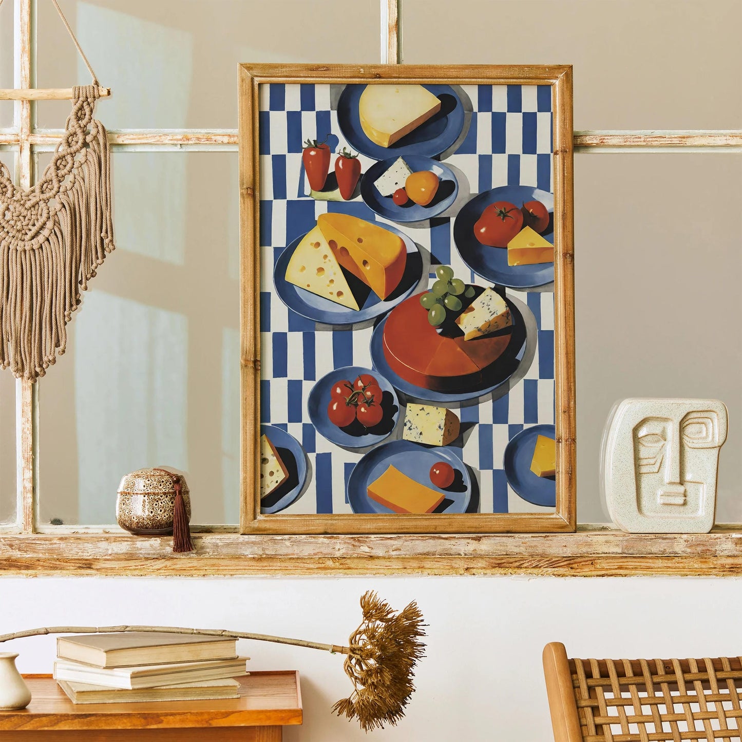 Gourmet Cheese & Tomato Poster