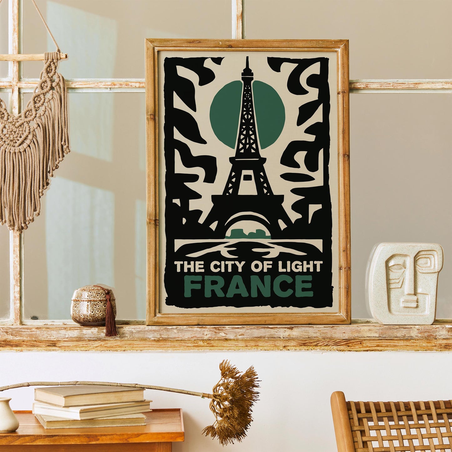 France Eiffel Tower Poster Print