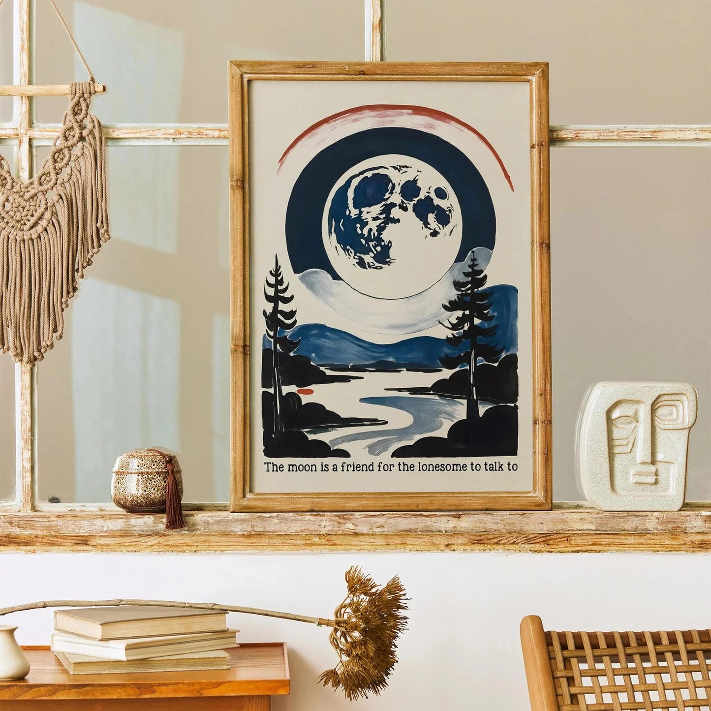 The Moon is a Friend for the Lonesome Poster