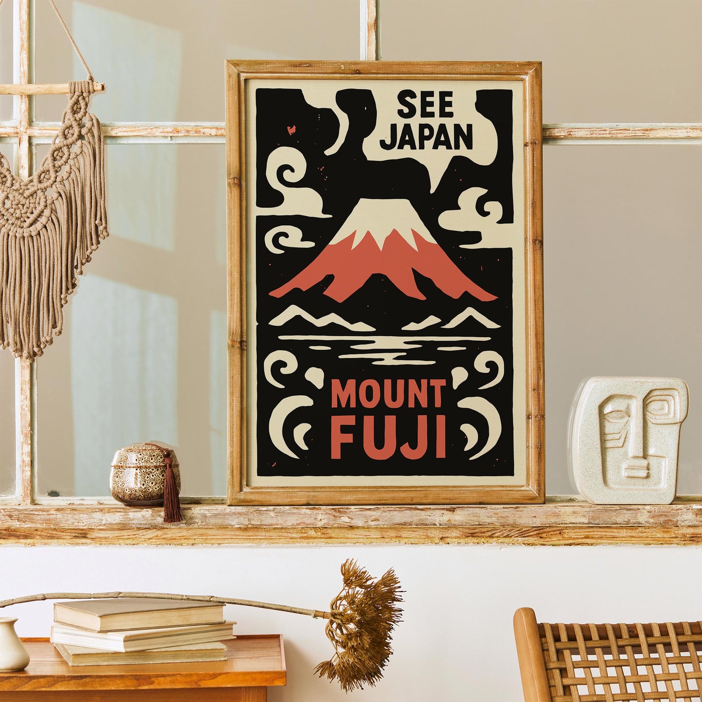 Classic Japan Travel Poster Print
