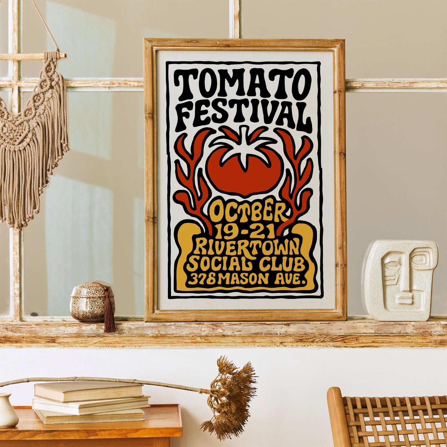 Tomato Festival Poster Print